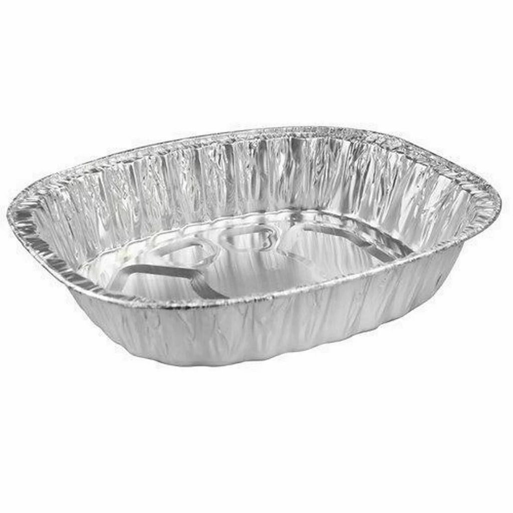 Extra Large Oval Aluminum Disposable Roaster 250 Qty R7962