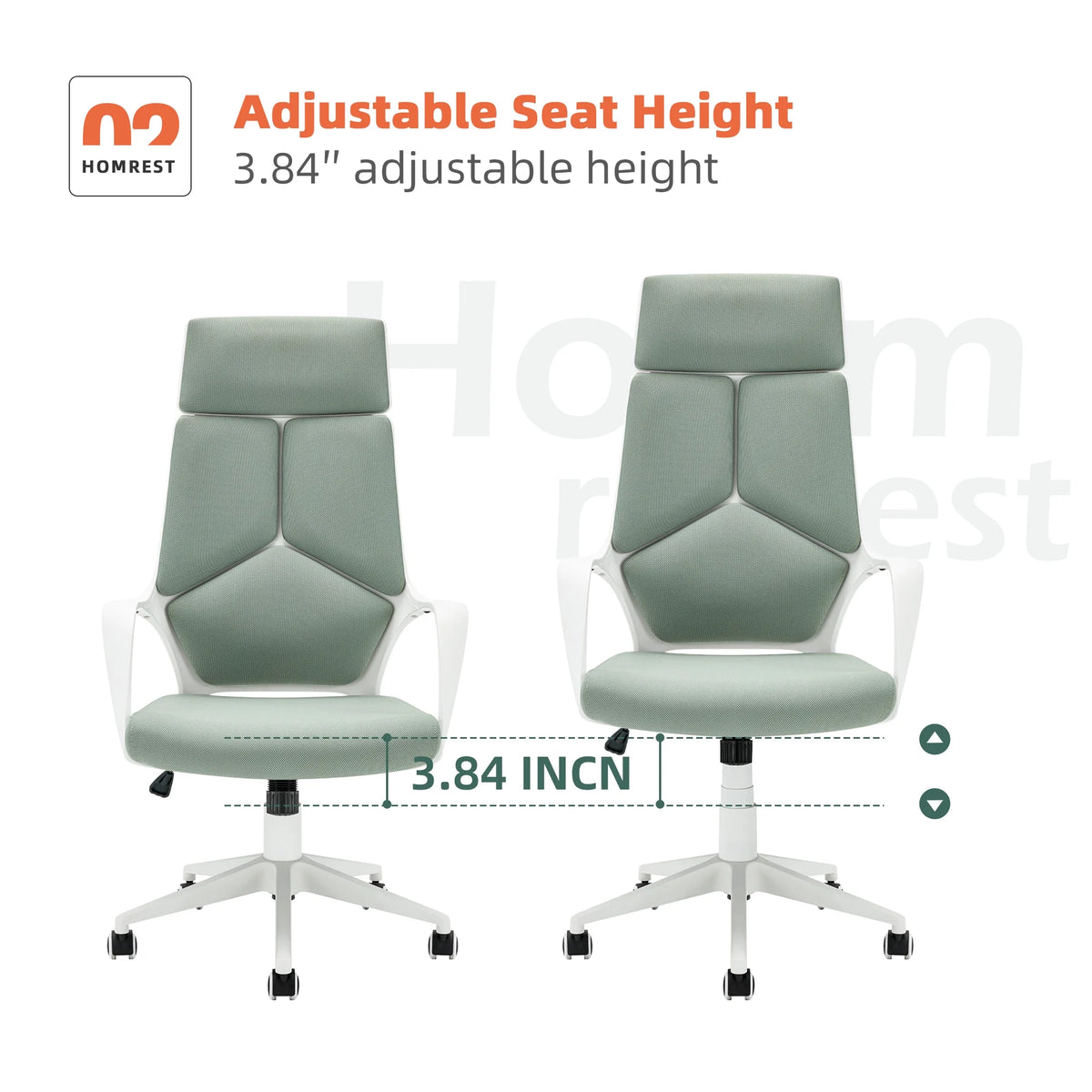 Green Ergonomic Office Chair W473