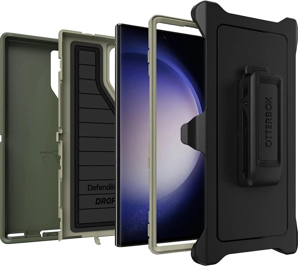 Rugged Durable Case with Holster Clip Kickstand D23832