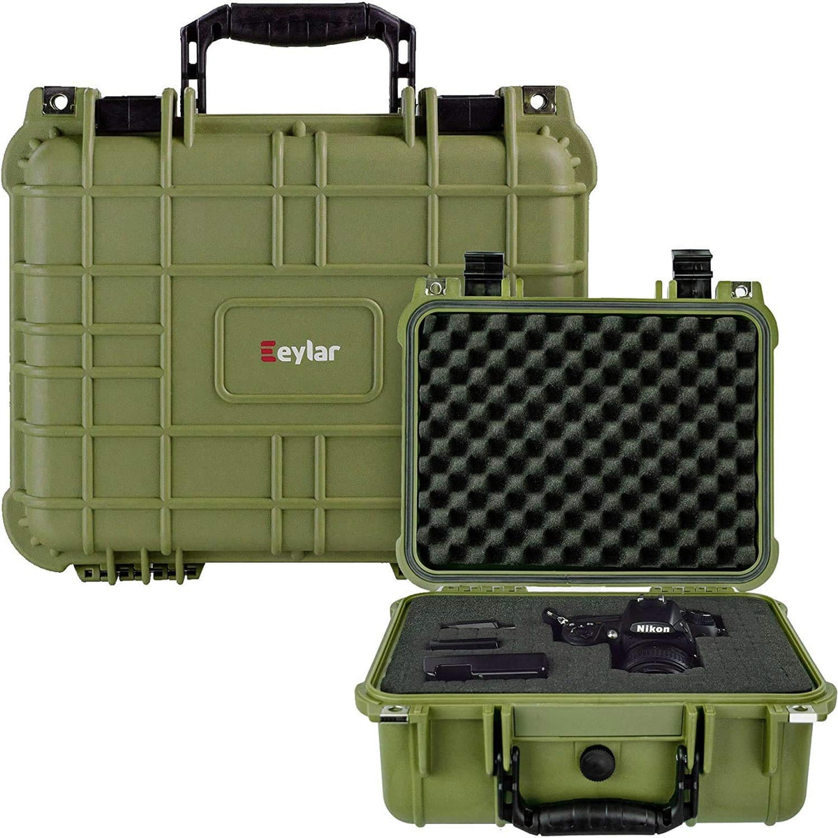 OD Green Water & Shock Proof Camera Hard Case with Foam G130662