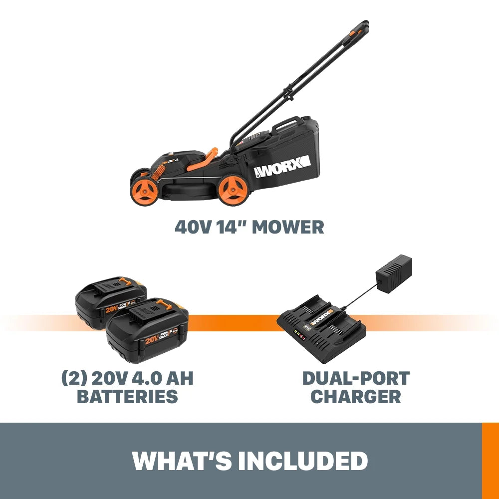 40V Cordless Lawn Mower Q480