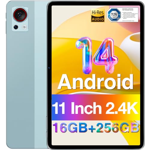 11 Inch 2.4K Display 16GB RAM 256GB ROM 8580mAh Battery Octa Core Dual SIM 4G Blue Tablet Q51922