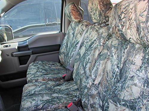 Waterproof Fabric Front and Rear Seat Cover Set E980630