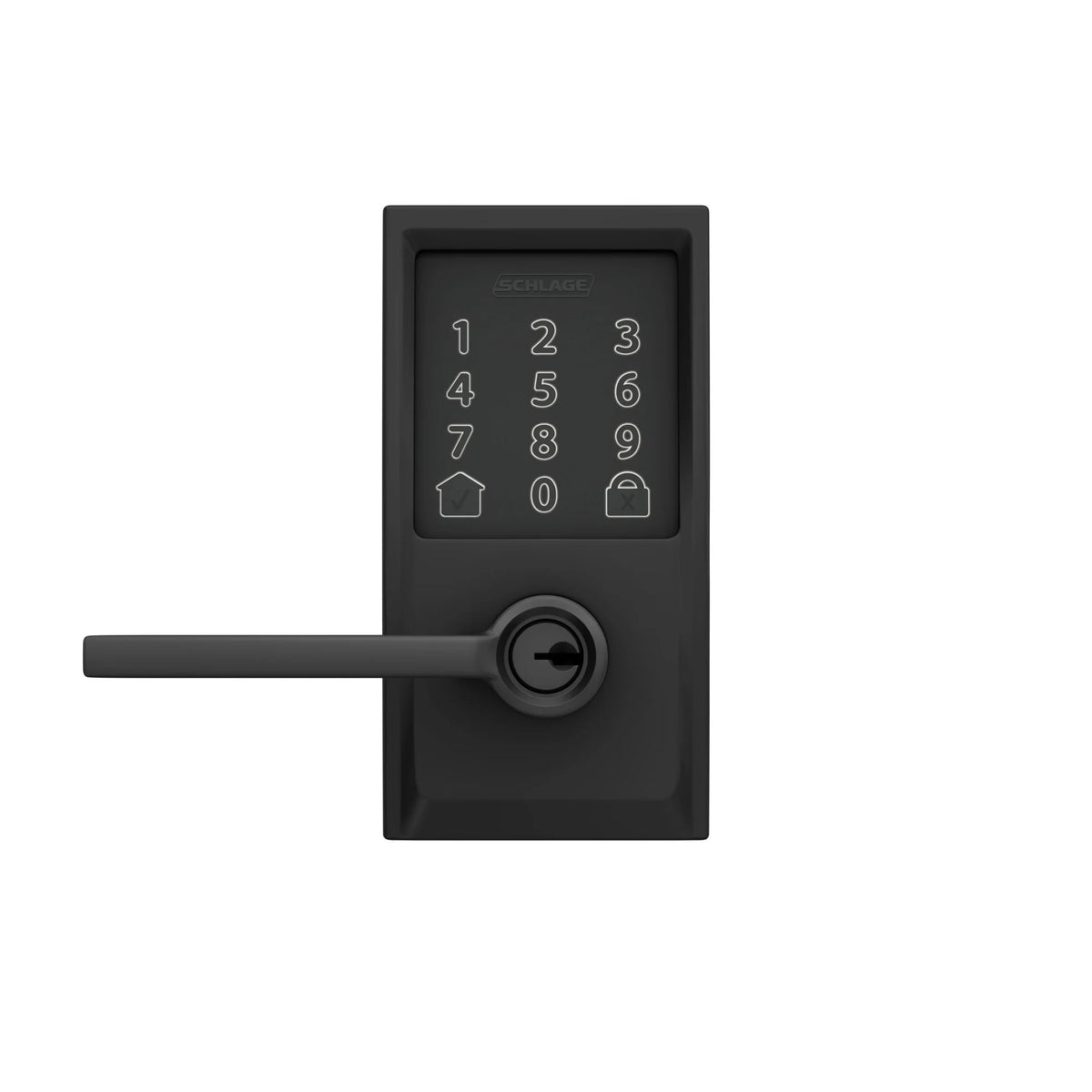 Chrome Electronic Keypad Door Lever O28836