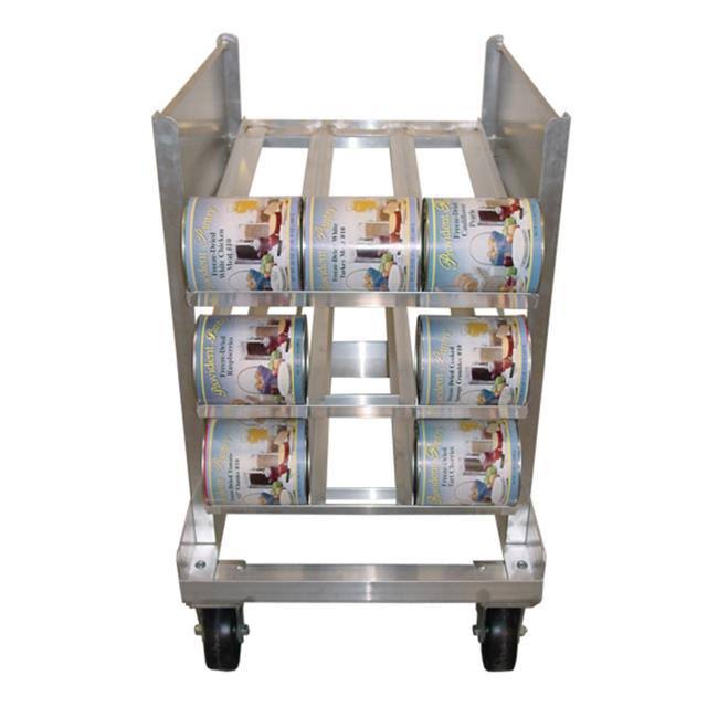 Mobile Half Size Can Racks V4193