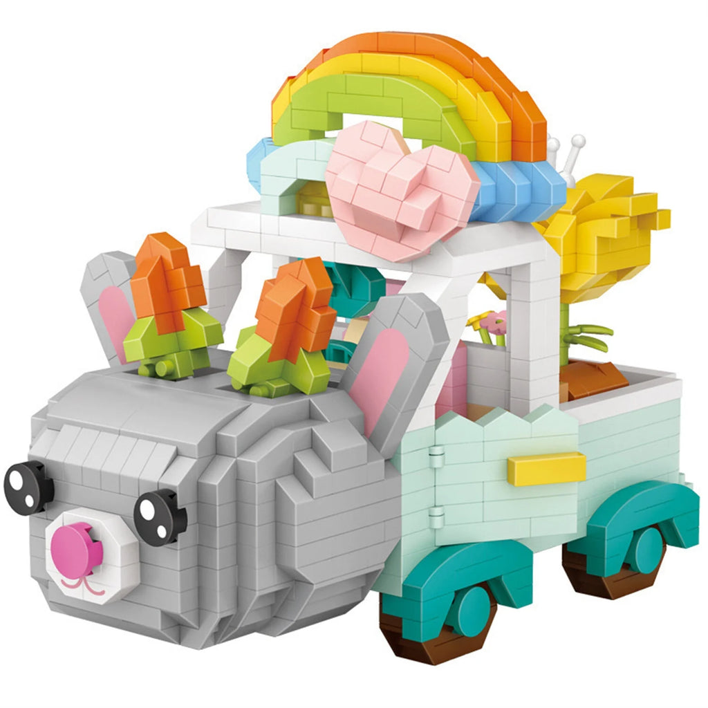Easter Bunny Building Blocks Toy Q82559