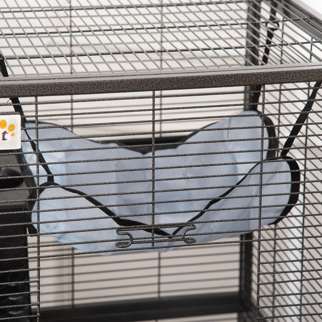 Small Animal Cage with 4 Platforms and Removable Tray Q49680