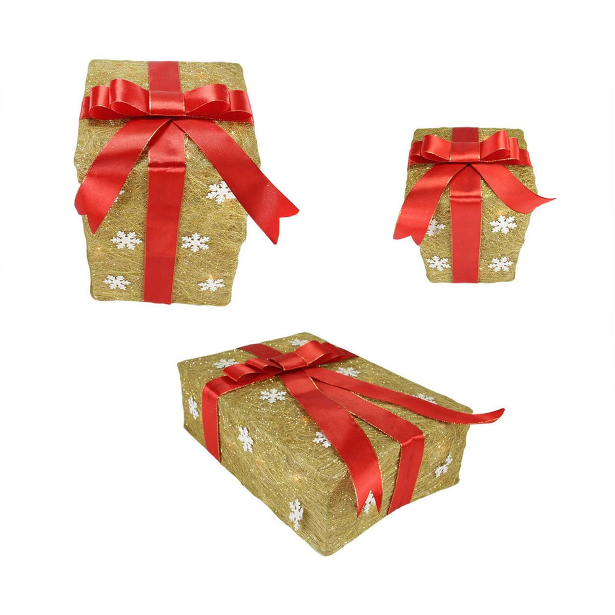 Set of 3 Lighted Christmas Yard Art Decorations P170