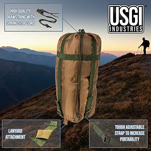 Arctic Blue Water Resistant Adventure Blanket with Compression Sack U39053
