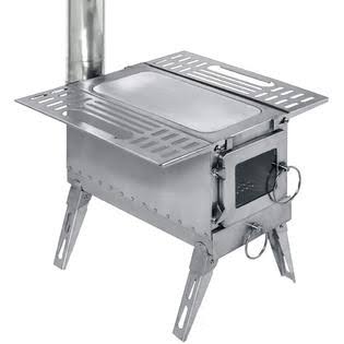 Portable Wood Burning Stove with Pipe O1261