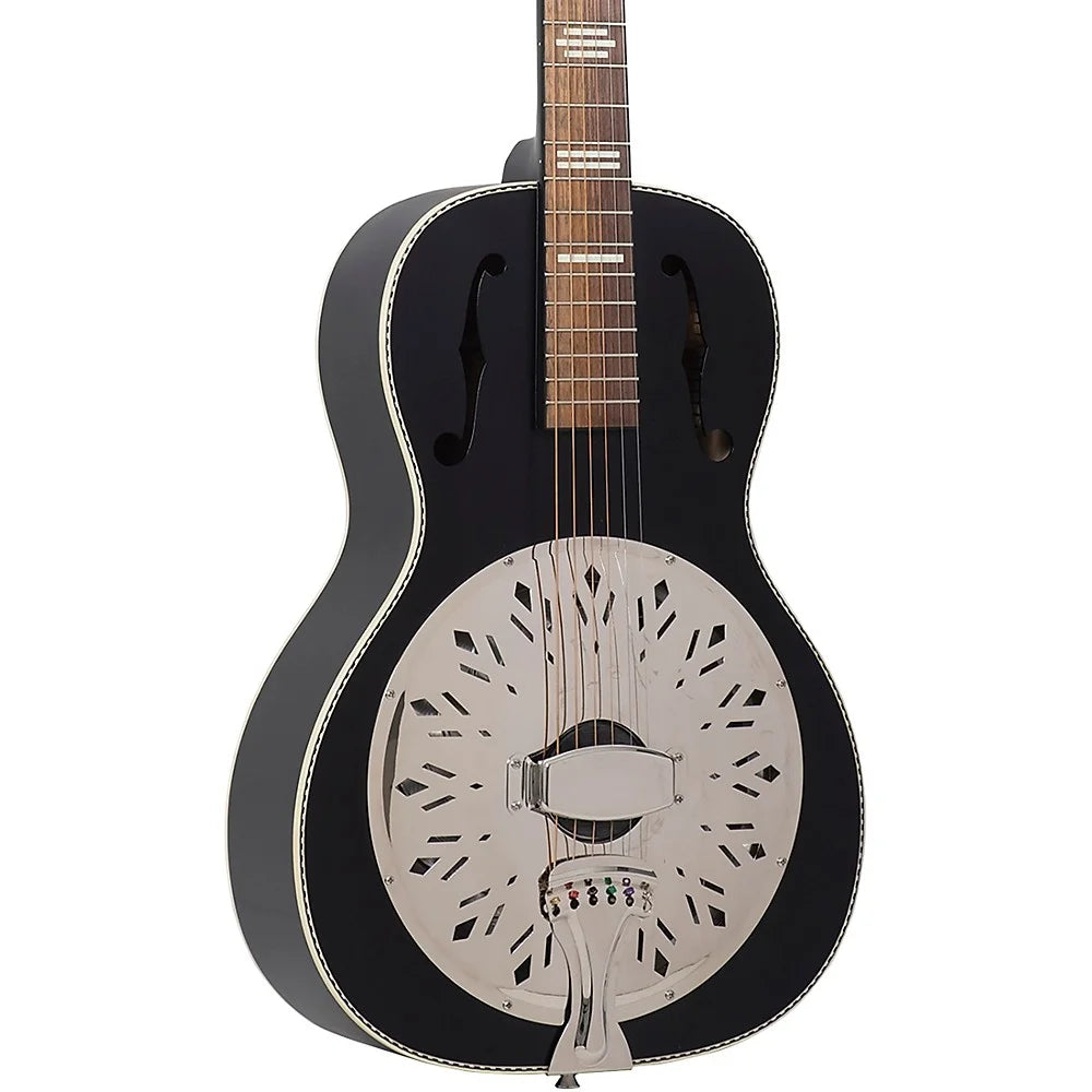 Satin Black Resonator Guitar I581
