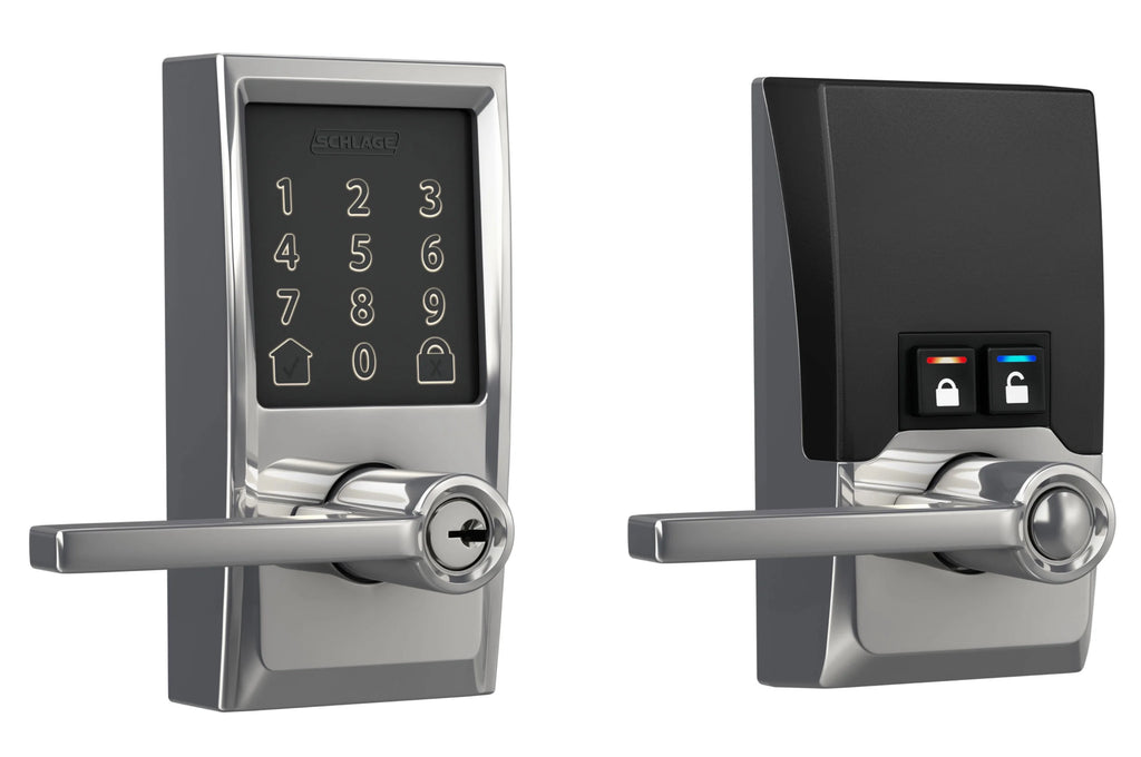 Chrome Electronic Keypad Door Lever O28836