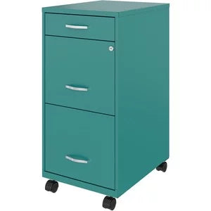 Mobile Letter Size Three Drawer File Cabinet V7869