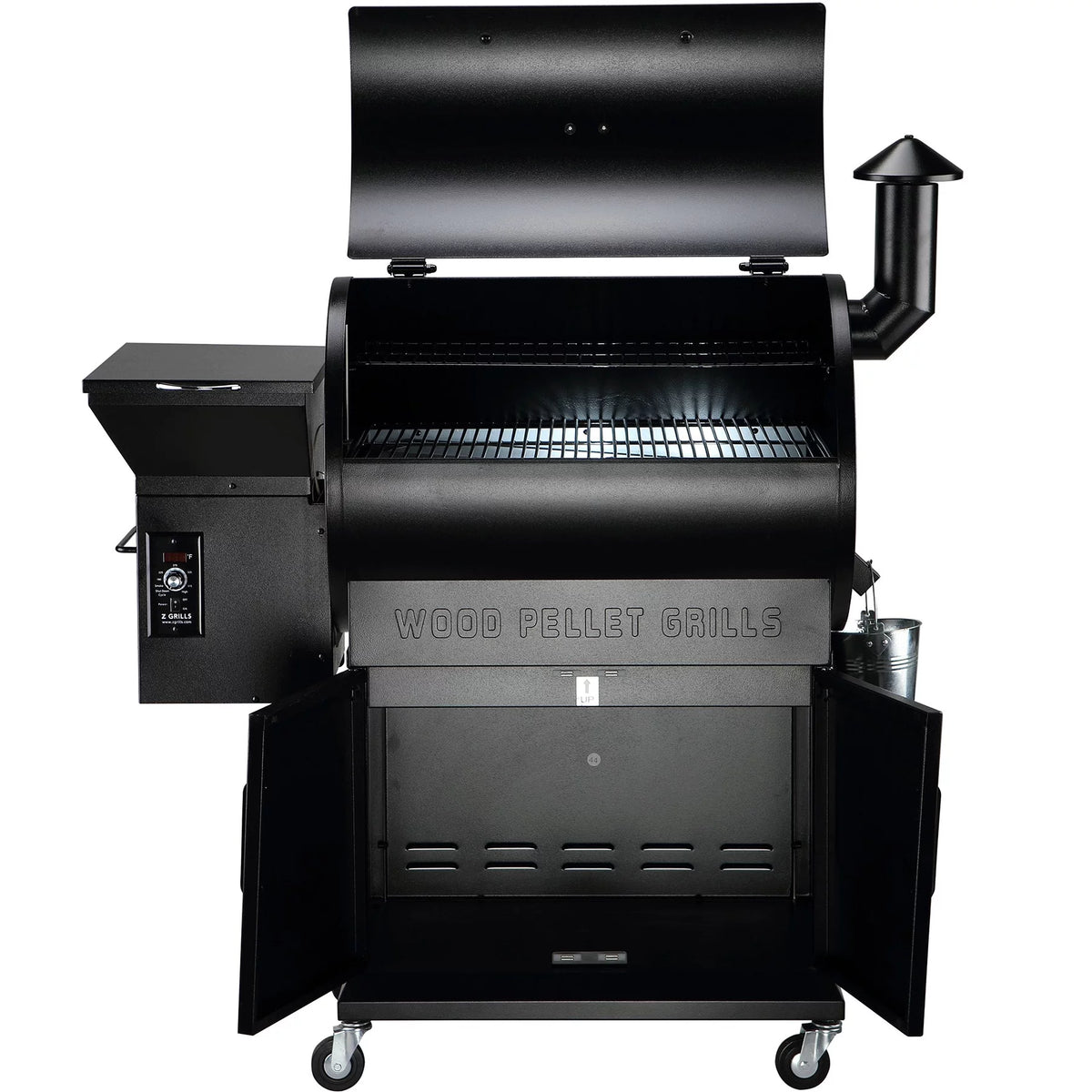 Black Pellet Grill & Smoker U9841