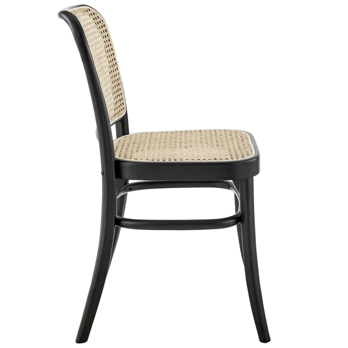 Black Wood Dining Side Chair B777975