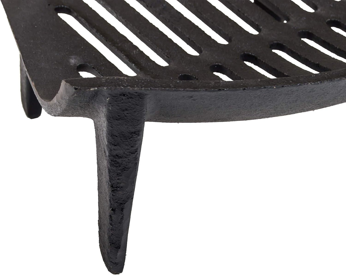 Black 18-Inch Cast Iron Fire Grate P4186