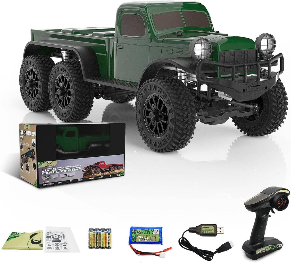 Maroon 1/18 RC Rock Crawler 6x6 RTR Remote Control Car P16533