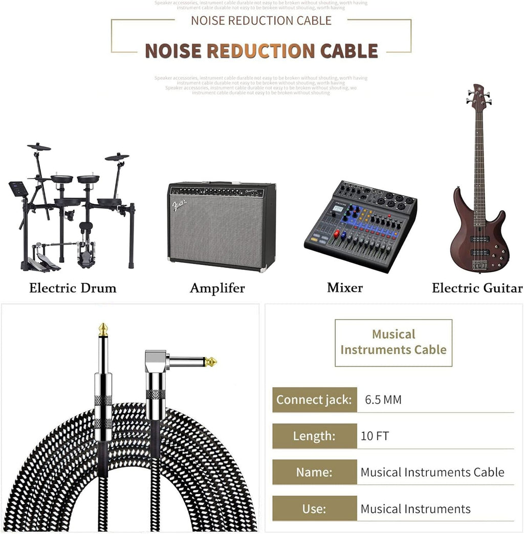 10W Mini Bass Amplifier with 10ft Guitar Cable P514770