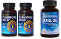 Turmeric Curcumin with TurmiPure Antarctic Krill Oil Supplement N479