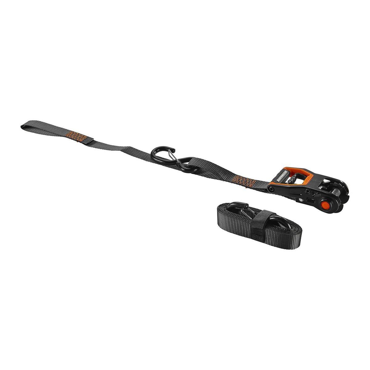 500 lb. Capacity 1 in. x 12 ft. Ratcheting Tie-Downs, 2-Pack H2779