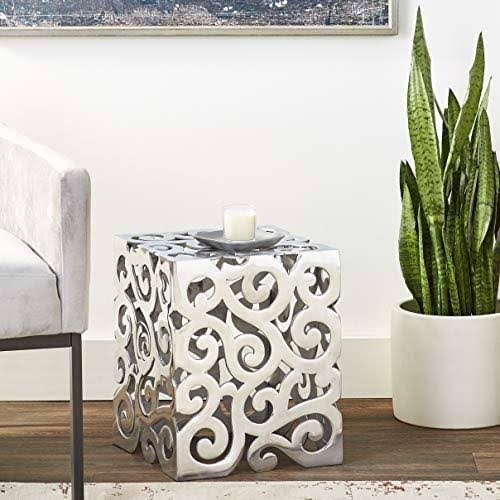 Paisley Square Stool O166