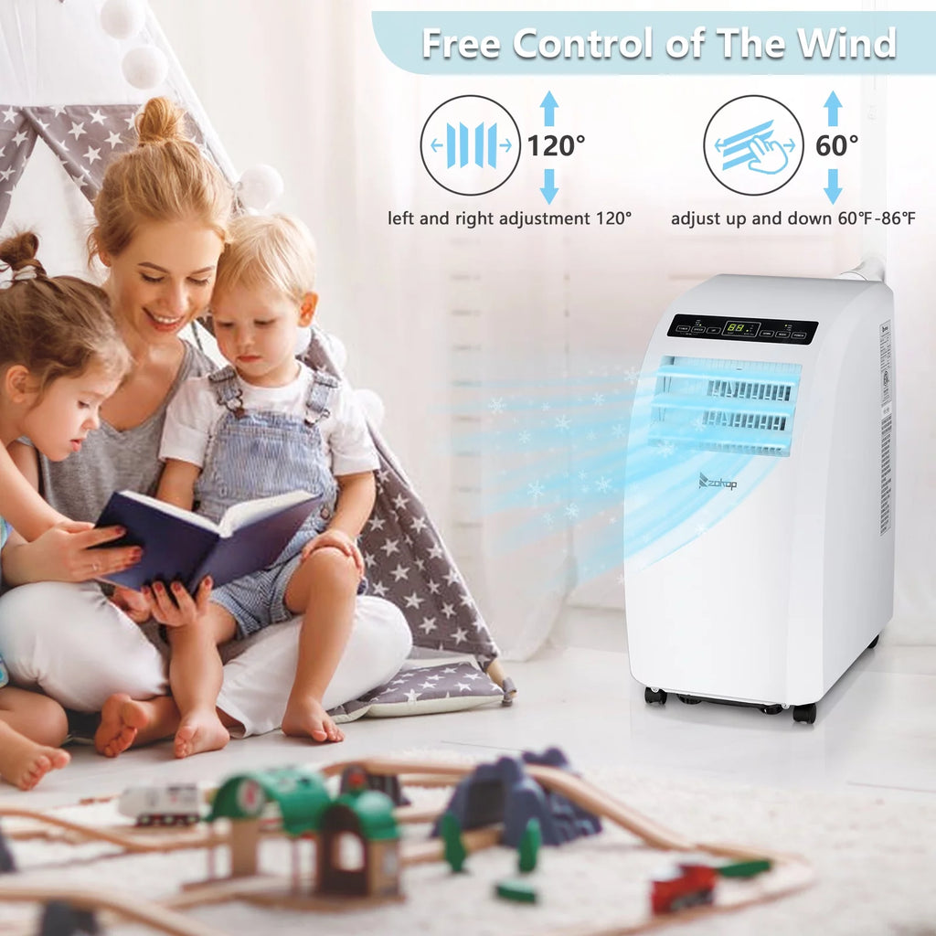 White Portable Air Conditioner X658438