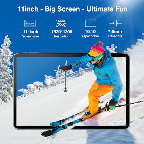 11 Inch 2.4K Display 16GB RAM 256GB ROM 8580mAh Battery Octa Core Dual SIM 4G Blue Tablet Q51922