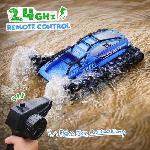Blue Amphibious Remote Control Car I50399