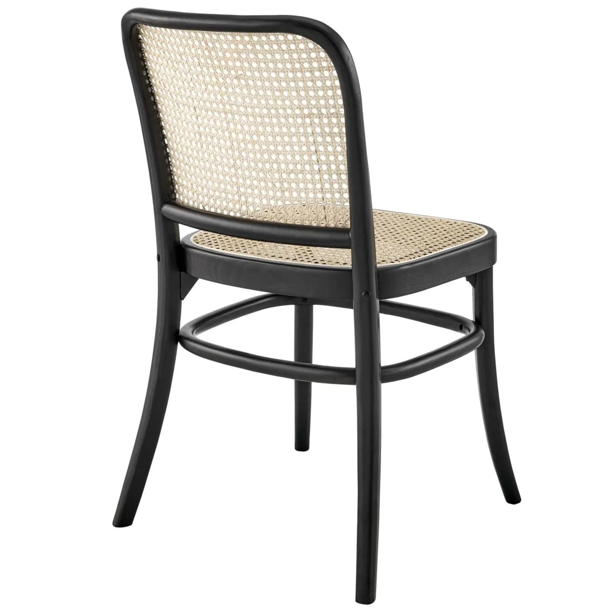 Black Wood Dining Side Chair B777975