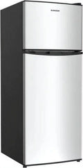 4.0 Cu.Ft Silver Compact Fridge with Freezer F34329