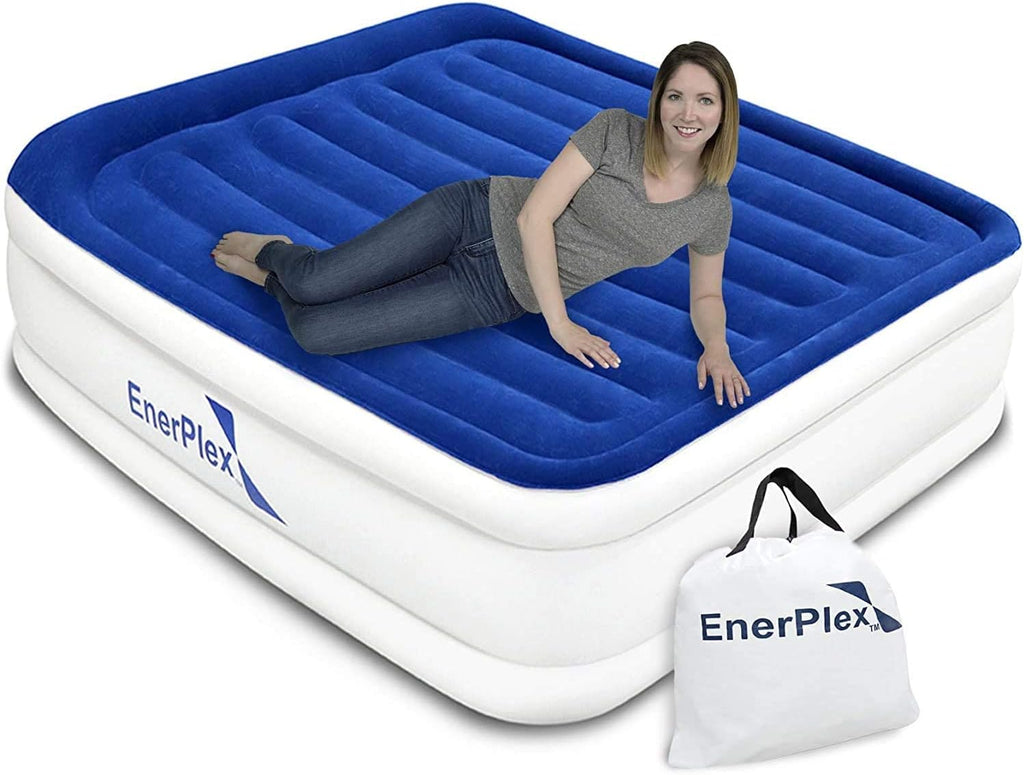 Queen Inflatable Air Mattress with Built-in Dual Pump F53736