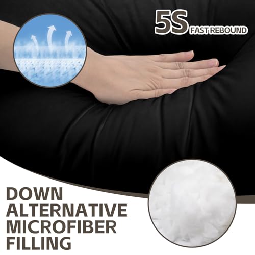 King Size Cooling Microfiber Pillows Set of 4 F670359