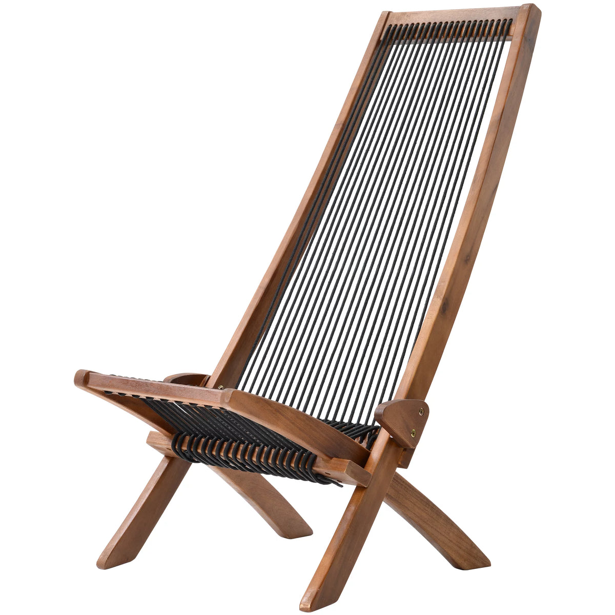 Folding Wood Chair with Backrest O9461
