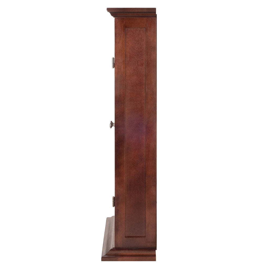 Walnut Finish Wood Media Cabinet G3878