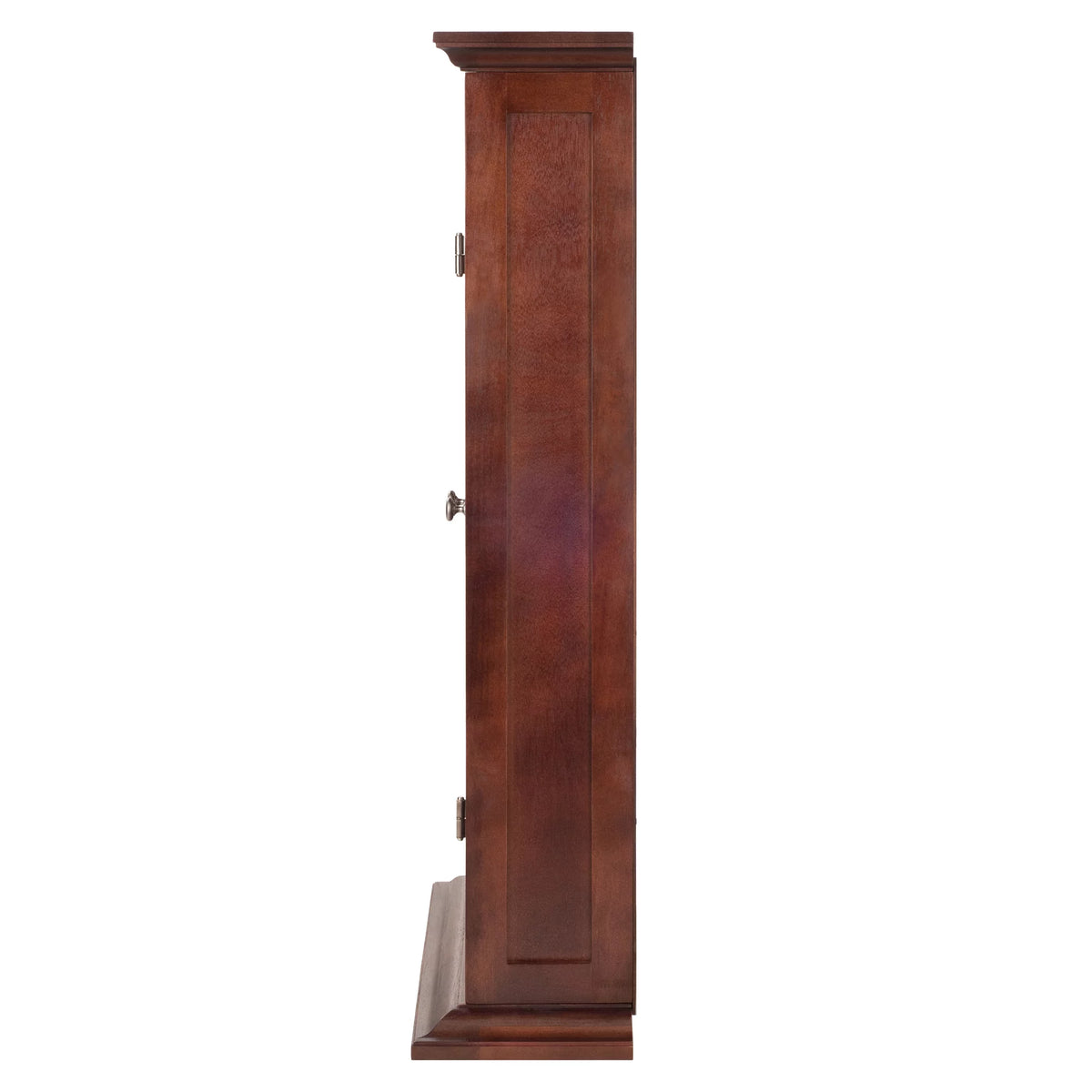 Walnut Finish Wood Media Cabinet G3878