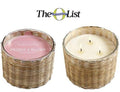 Handwoven 3 Wick 21oz Candle H6813