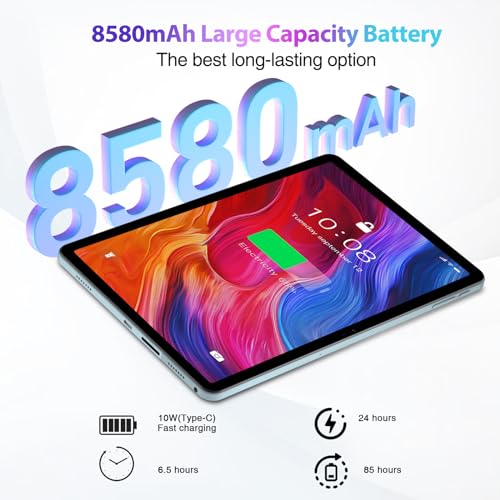 11 Inch 2.4K Display 16GB RAM 256GB ROM 8580mAh Battery Octa Core Dual SIM 4G Blue Tablet Q51922