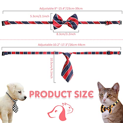 Adjustable Dog Bow Ties Set 70 Pieces G789
