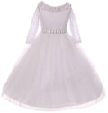 White 8 Bridesmaid Party Girl Dress G69110