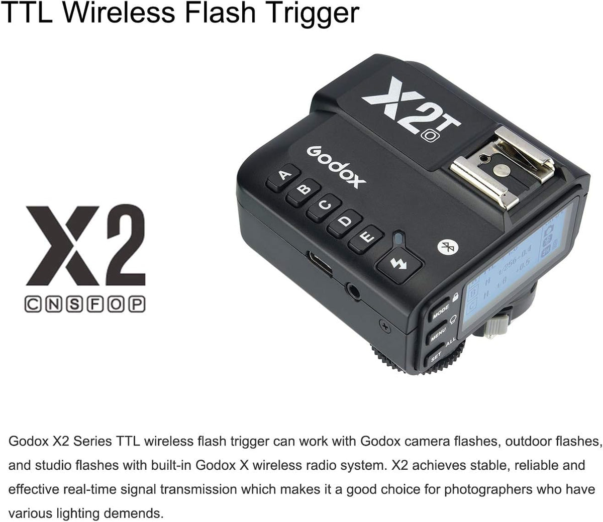 Wireless Flash Trigger with 1/8000s HSS M124381