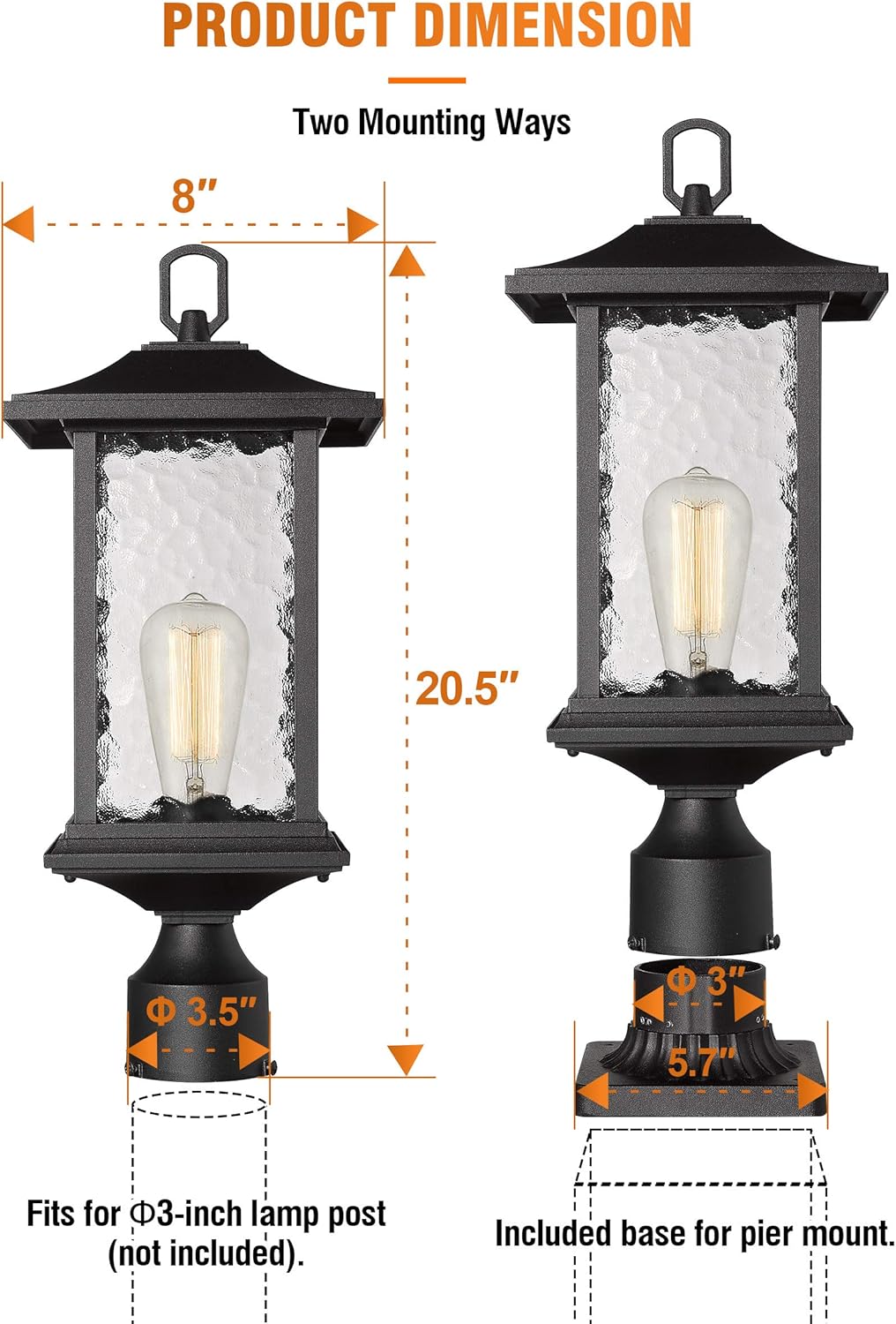 Outdoor Post Light Fixtures G198797