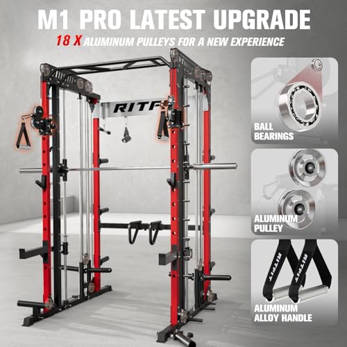 Multi-Function Smith Machine with Cable Crossover System Z5304