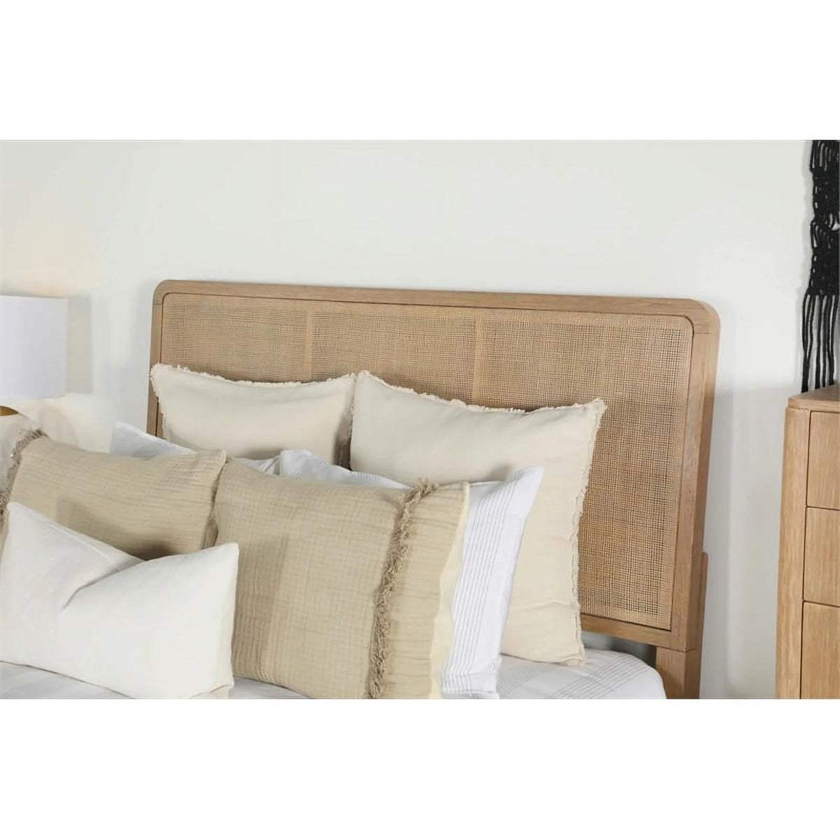 Upholstered Eastern King Panel Bed W66445