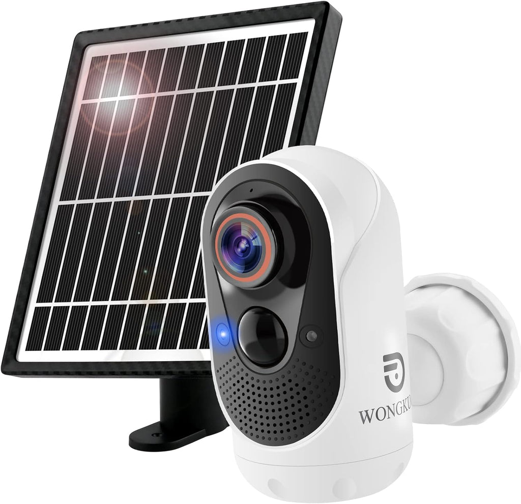 Solar Security Camera Outdoor 170 Degree Wide View Night Vision Motion Sensor 2-Way Talk Waterproof C1957