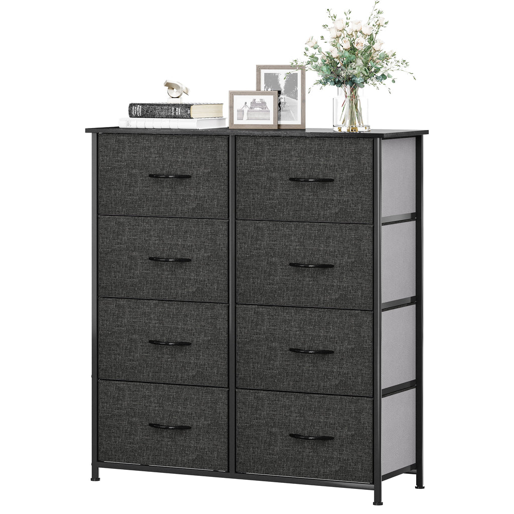 Light Gray 8 Drawer Vertical Dresser K462724