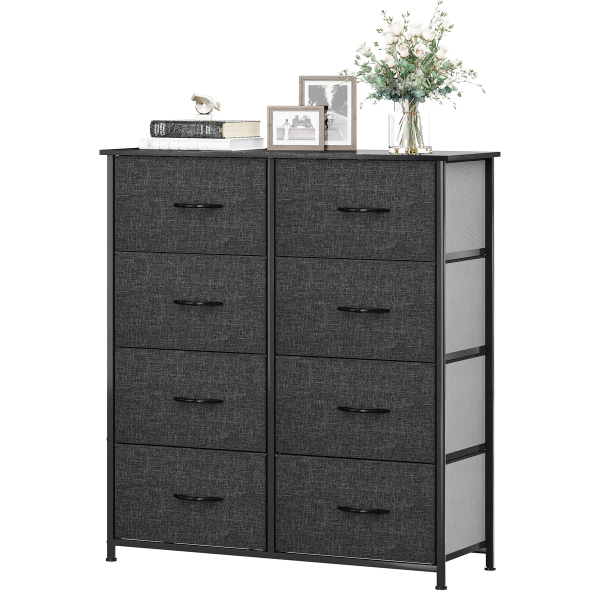 Light Gray 8 Drawer Vertical Dresser K462724