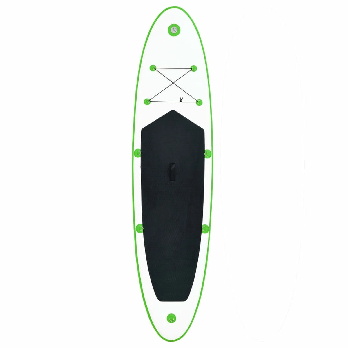 Green and White Inflatable Paddle Board Set Q203890