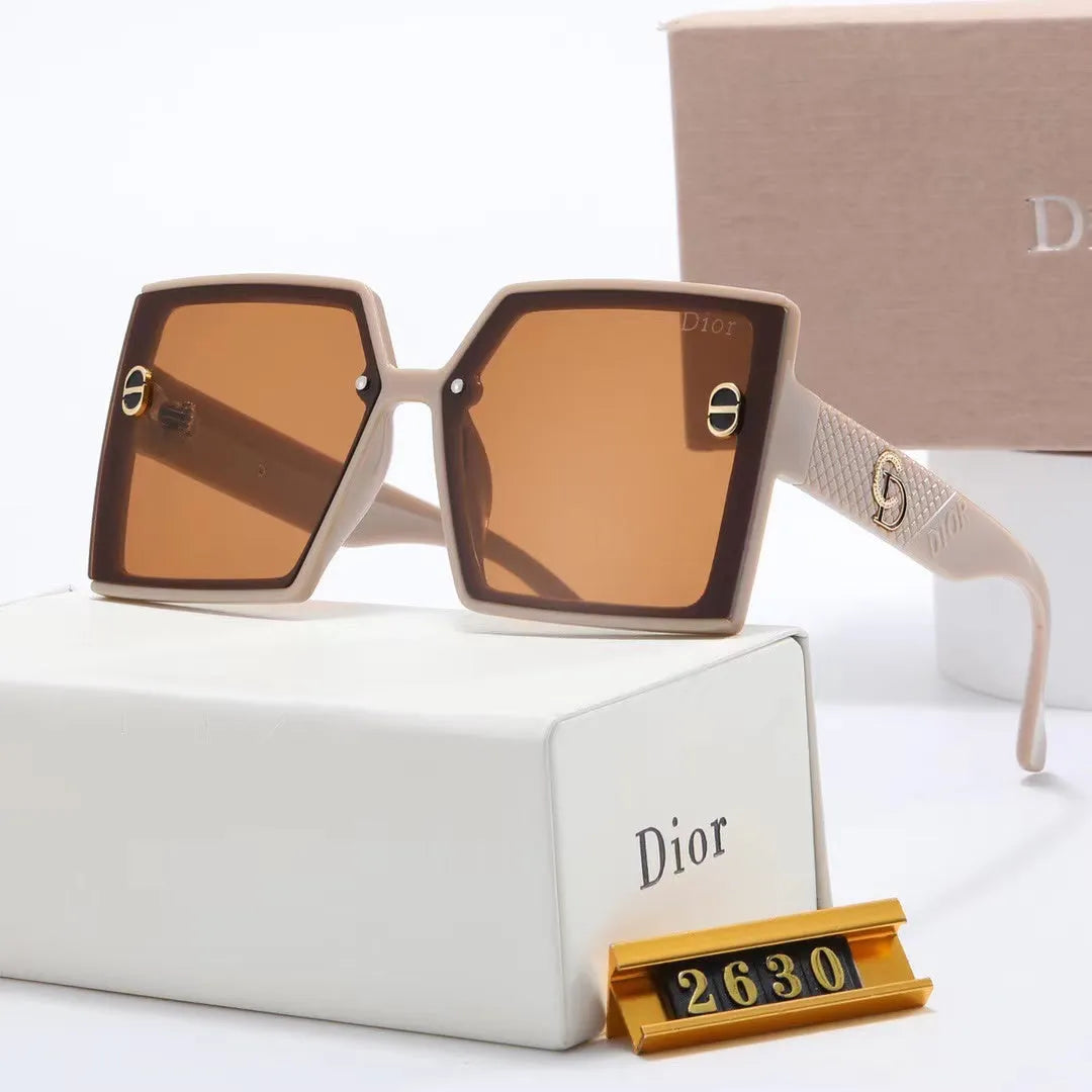Rhombus Print Polarized Sunglasses Q8554