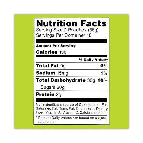 Giant Krabby Patties Gummy Candy, 0.63 oz Pack, 36/Box E16118