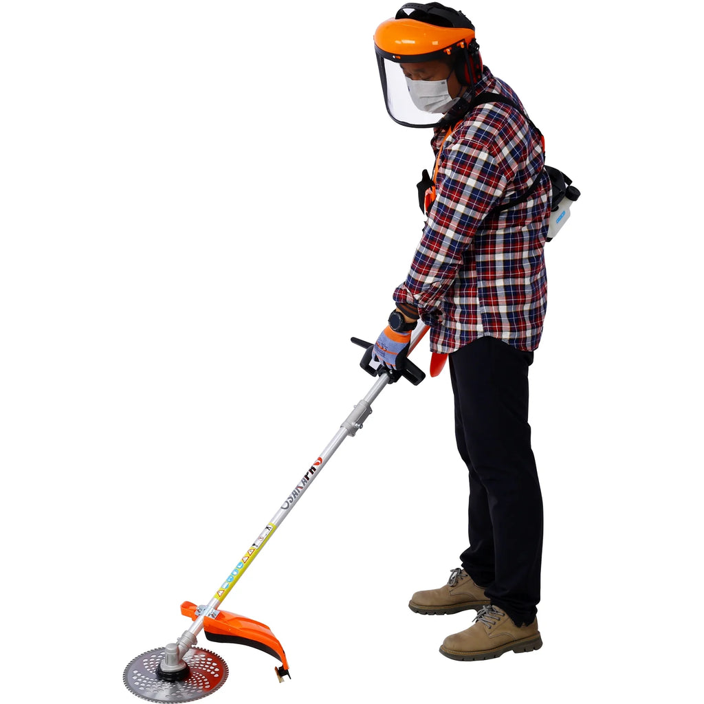 10 in 1 2-Cycle Garden Tool System with Pole Saw, Hedge Trimmer, Grass Trimmer, and Brush Cutter N522